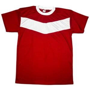 CONJUNTO DE PADRÃO PARA TIME DE FUTEBOL VERMELHO COM BRANCO