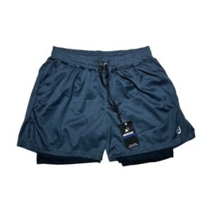 SHORT FITNESS FEMININO DUPLO