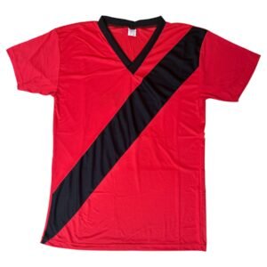 CONJUNTO DE PADRÃO PARA TIME DE FUTEBOL VERMELHO COM PRETO